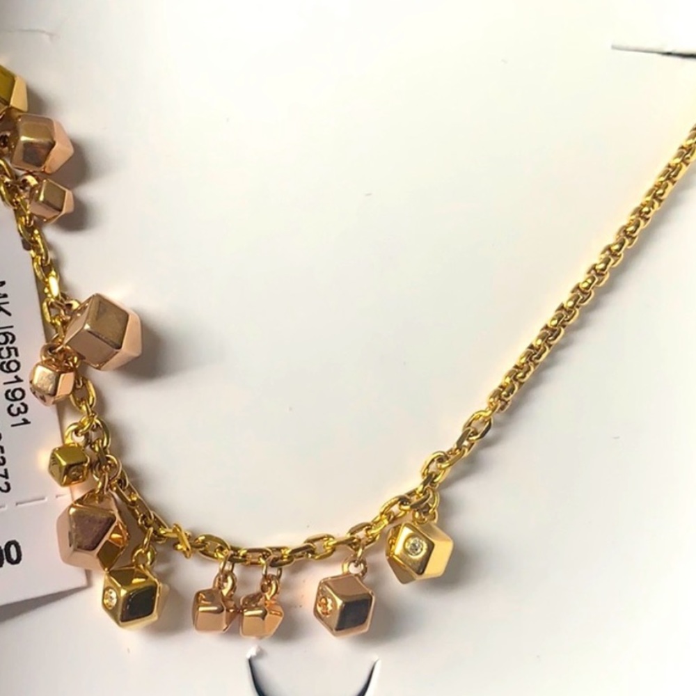 MICHAEL KORS Tailored 2-Tone Rose Gold Bracelet new in box